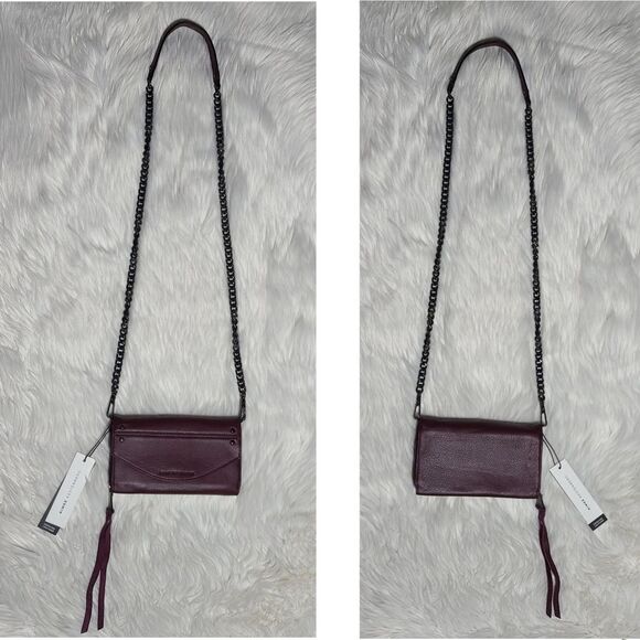 NWT|Aimee Kestenberg Delancey Oxblood Red Wallet Crossbody Bag - Picture 5 of 13